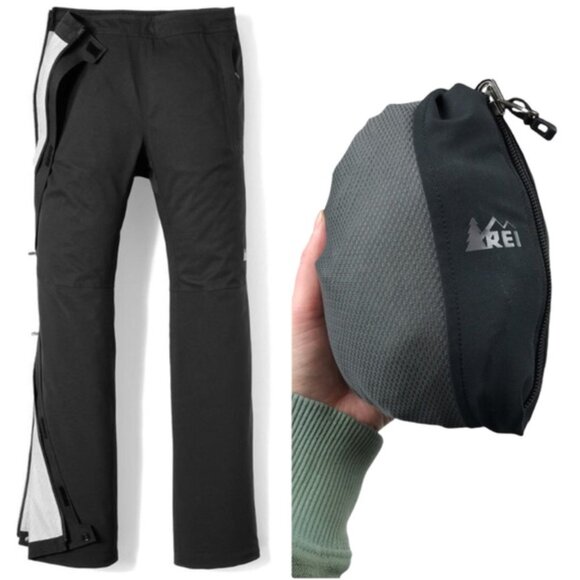 EUC REI Talusphere Full Zip Waterproof Packable Hiking Pants MP - Picture 1 of 16